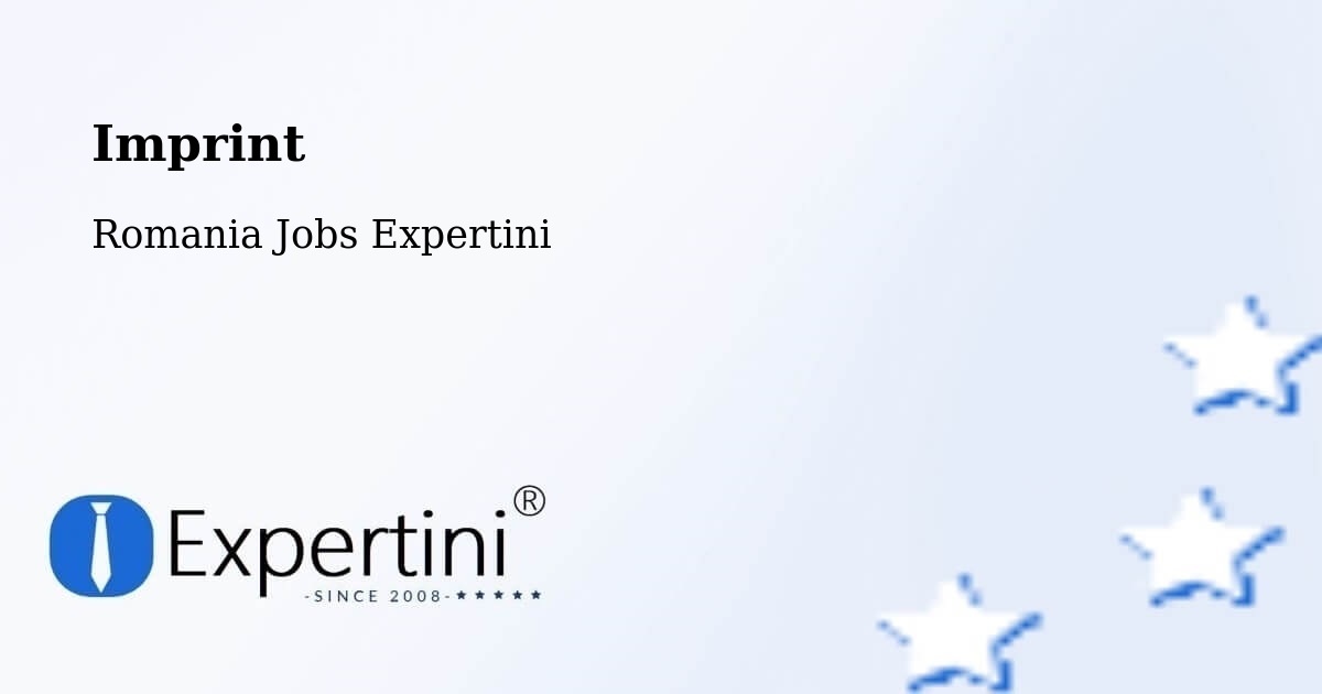 Imprint – Comuna Slobozia Mândra - Romania Jobs Expertini